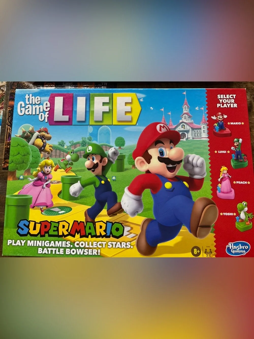 Super Mario Edition Board Game Hasbro Gaming The Game of Life: Complete Open Box